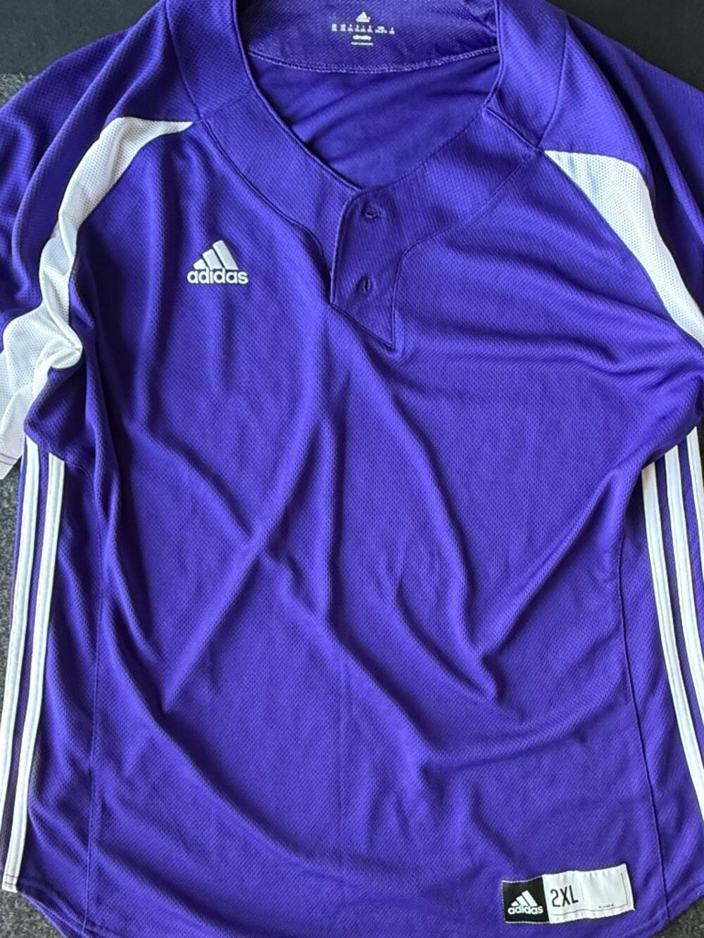 Adidas Men’s Purple Climalite Jersey 2XL